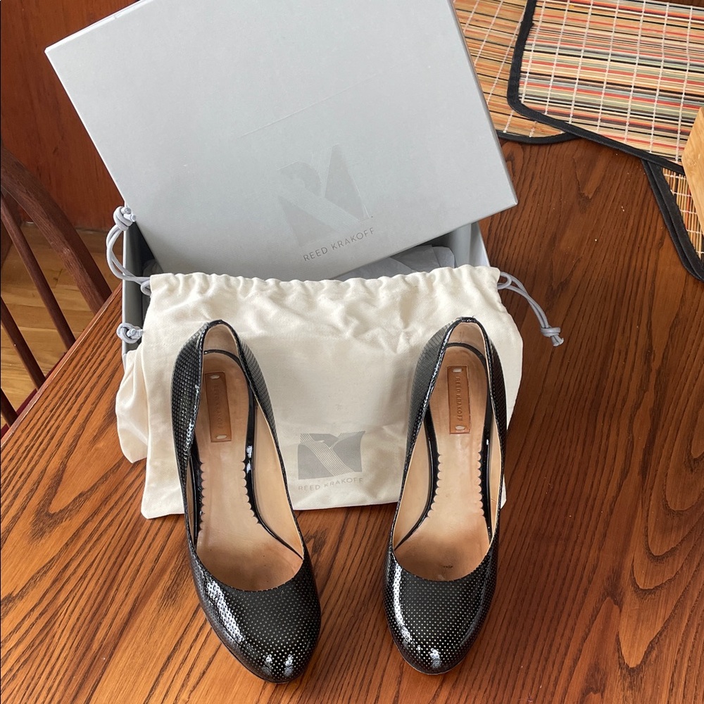 Reed Krakoff Black Patent Heels